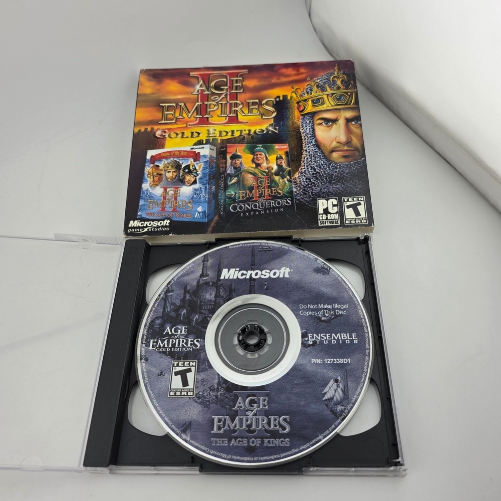 Microsoft Age of Empires II Gold Edition PC Game CD-ROM Nostalgia GOOD 90s Pack - Picture 2 of 6